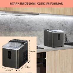 Albaron Supreme Eiswürfelmaschine Bullet 12kg/24h 1,5 Ltr Edelstahl 12 Albaron Supreme Eiswürfelmaschine Bullet 12kg/24h 1,5 Ltr Edelstahl -Klarstein 10041360 de 0006 logo