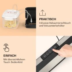 Forli Vakuumierer 75 KPa Inkl. Behälter Beutel Vakuumierschlauch -Klarstein 10041374 de 0003 logo