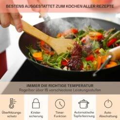 Magnichef 4 Flex Einbaukochfeld Induktion 4 Zonen / Flexzone 7000W Glaskeramik -Klarstein 10041381 de 0005 usp