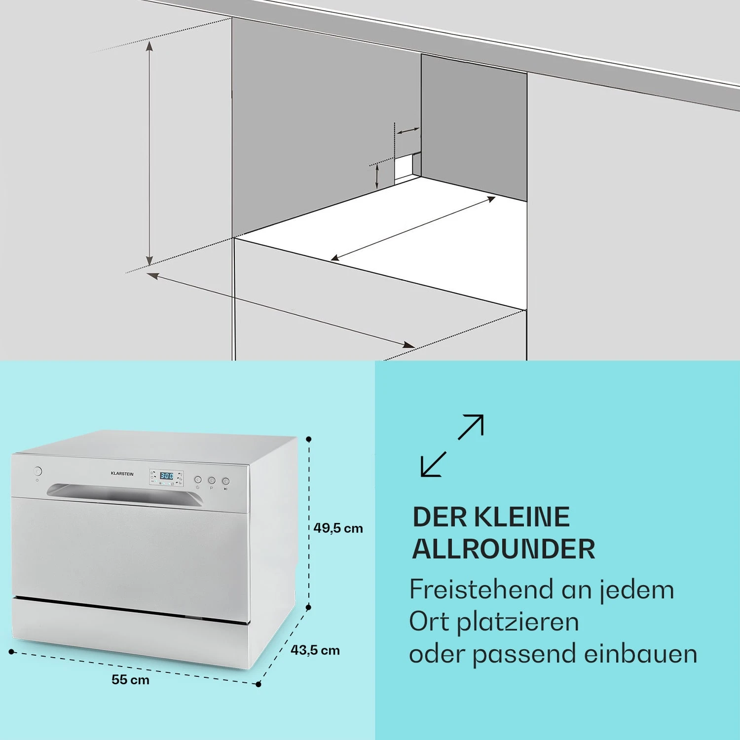 Havasia UV 6 Geschirrspüler UV-Licht Freistehend 1380W 5 Havasia UV 6 Geschirrspüler UV-Licht Freistehend 1380W – Bild 5