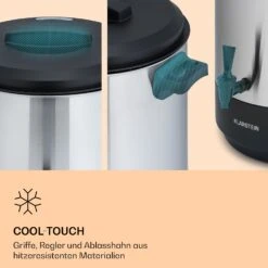 Abbey 25 Einkochautomat Getränkespender 25L 100°C 180min Edelstahl 12 Abbey 25 Einkochautomat Getränkespender 25L 100°C 180min Edelstahl -Klarstein 10041838 de 0005 logo