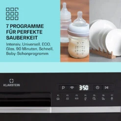 Amazonia 6 Smart Geschirrspüler App-Steuerung Freistehend 1380W -Klarstein 10041886 de 0003 usp