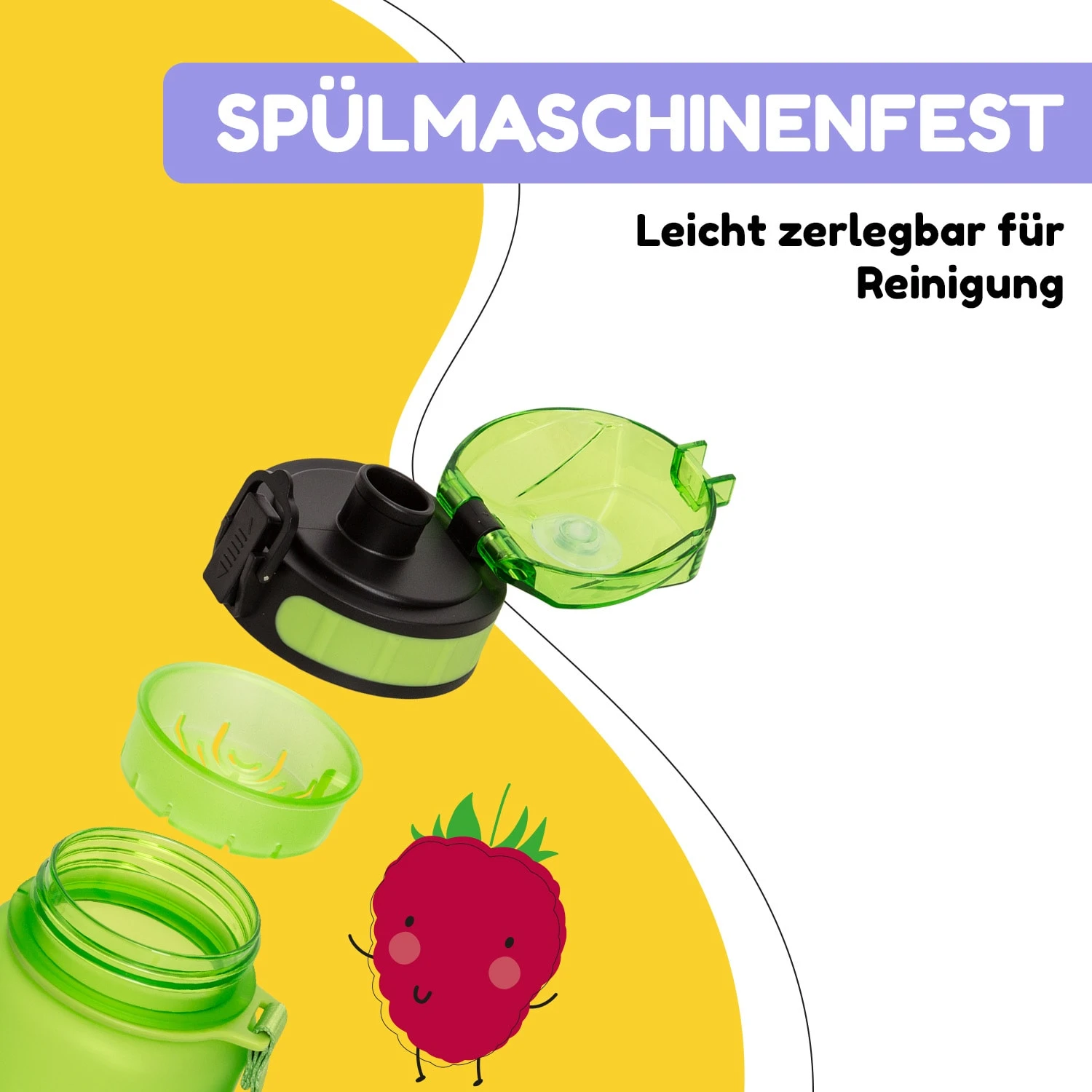 Wakaba Trinkflasche 800 Ml Tritan BPA-frei 4 Wakaba Trinkflasche 800 Ml Tritan BPA-frei – Bild 4