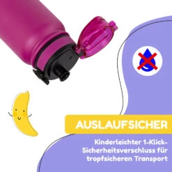 Wakaba Thermosflasche 550 Ml Edelstahl Tritan BPA-frei -Klarstein 10045264 de 0003 usp