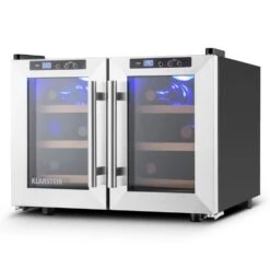 Reserva Saloon Weinset 2-teilig Weinkühlschrank Weinregal -Klarstein 60001813 yy 0005 logo