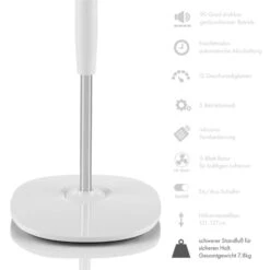 Silent Storm Standventilator 2er-Set 16" (41cm) 5-Blatt-Rotor Weiß -Klarstein 60002055 yy 0008 detail Klarstein Silent Storm Standventilator weiss reedit v2