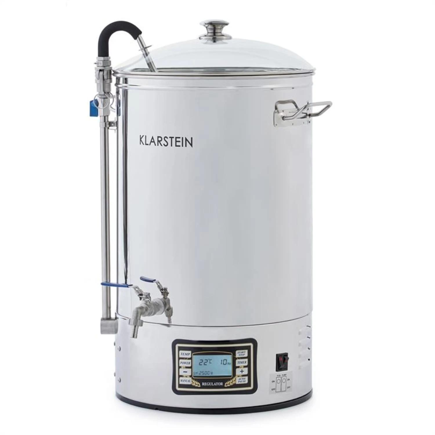 Mundschenk + Eintauchkühler Bierbrauanlage 2500W 30l 304 Edelstahl 2 Mundschenk + Eintauchkühler Bierbrauanlage 2500W 30l 304 Edelstahl – Bild 2