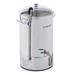Mundschenk + Eintauchkühler Bierbrauanlage 2500W 30l 304 Edelstahl 10 Mundschenk + Eintauchkühler Bierbrauanlage 2500W 30l 304 Edelstahl -Klarstein 60002275 yy 0004 front Klarstein Mundschenk Maischekessel Bierbrauanlage
