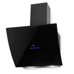 Annabelle 60 Dunstabzugshaube Umluftset 595 M³/h Touch-Armatur Schwarz -Klarstein 60002315 yy 0009 front Klarstein Annabelle 60 Dunstabzugshaube schwarz