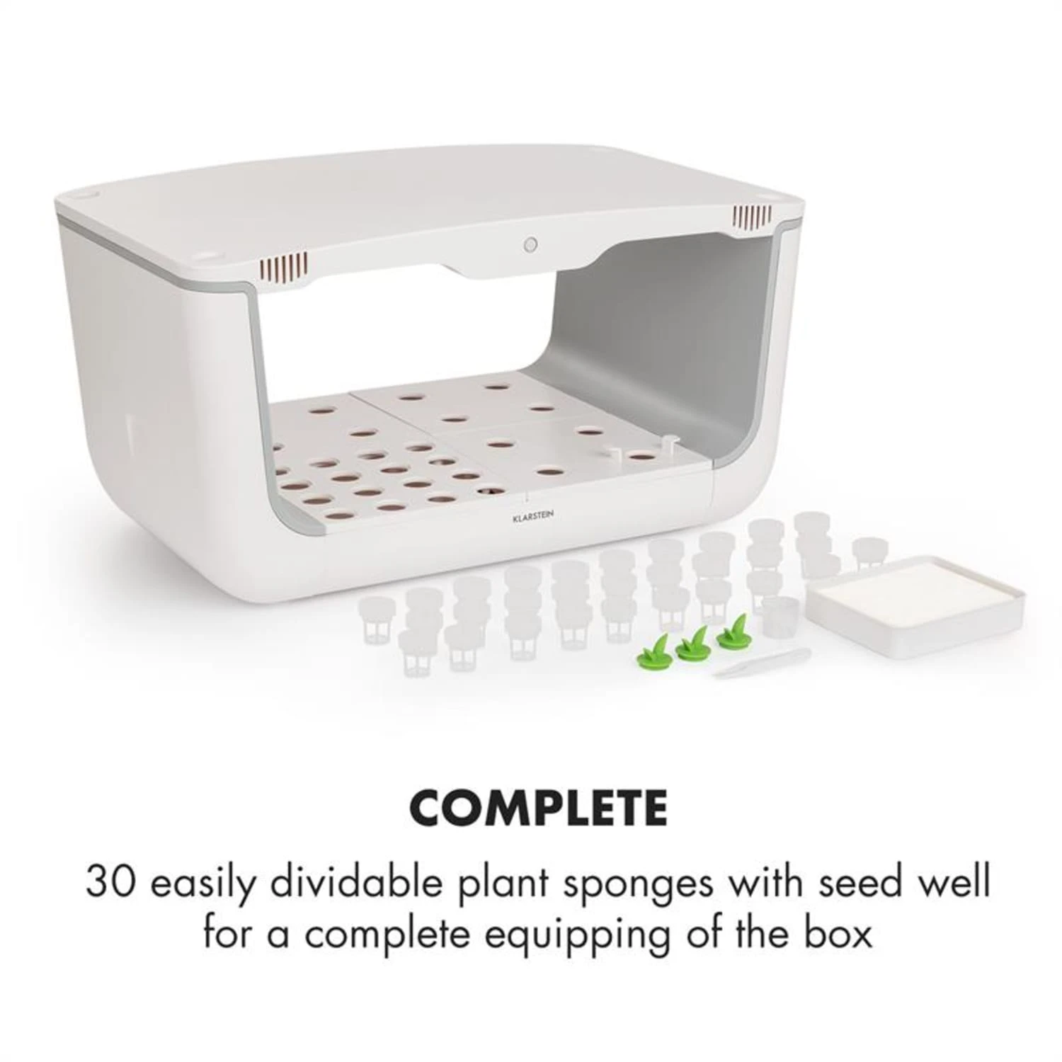 GrowIt Refill Kit Salad Pflanzschwamm 28 Pflanzkörbe Salad-Seeds Nährlösung 3 GrowIt Refill Kit Salad Pflanzschwamm 28 Pflanzkörbe Salad-Seeds Nährlösung – Bild 3