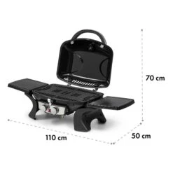 Parforce Duo Gasgrill 2 Brenner 4,4kW 15000BTU Gasschlauch Schwarz -Klarstein 60002429 yy 0010 logo Klarstein Parforce Duo Gasgrill 2 Brenner schwarz