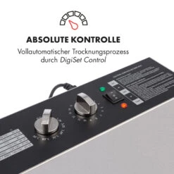 Master Jerky 16 Dörrautomat + Fleischhaken Set 1500W 40-90 °C 15h-Timer Edelstahl Silber 12 Master Jerky 16 Dörrautomat + Fleischhaken Set 1500W 40-90 °C 15h-Timer Edelstahl Silber -Klarstein 60002668 de 0004 logo