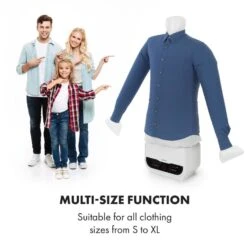 ShirtButler Pro Automatisches Trocknersystem Hemd & Hose 1200 W 2-in-1 70 °C Timer Weiß 12 ShirtButler Pro Automatisches Trocknersystem Hemd & Hose 1200 W 2-in-1 70 °C Timer Weiß -Klarstein 60002669 yy 0005 logo Klarstein ShirtButler Pro Ersatz Shirt