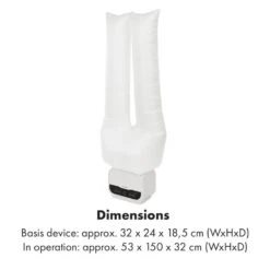 ShirtButler Pro Automatisches Trocknersystem Hemd & Hose 1200 W 2-in-1 70 °C Timer Weiß 15 ShirtButler Pro Automatisches Trocknersystem Hemd & Hose 1200 W 2-in-1 70 °C Timer Weiß -Klarstein 60002669 yy 0008 logo Klarstein ShirtButler Pro Trocknersystem weiss