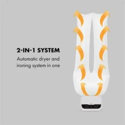 ShirtButler Pro Automatisches Trocknersystem Hemd / Hose / Schuhe 1200W 2-in-1 70°C Timer Weiß -Klarstein 60002670 yy 0003 logo Klarstein ShirtButler Pro Trocknersystem weiss