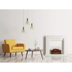 Studio Frame Kamingehäuse-Set Dekokamin + Kamini FX Kamineinsatz | Klassisches Design | MDF | Wandverschraubung | 100 X 88 X 30 Cm | Kamin-Einsatz: 1000/2000W | Täuschend Echte Feuerillusion Mit 2W LED 11 Studio Frame Kamingehäuse-Set Dekokamin + Kamini FX Kamineinsatz | Klassisches Design | MDF | Wandverschraubung | 100 X 88 X 30 Cm | Kamin-Einsatz: 1000/2000W | Täuschend Echte Feuerillusion Mit 2W LED -Klarstein 60002704 yy 0003 logo Klarstein Lausanne Frame Gehaeuse Kamini FX