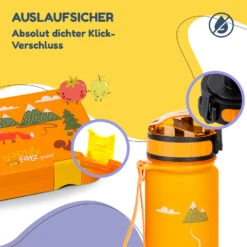 Schmatzfatz Frühstücksset Lunchbox & Trinkflasche Tritan Dicht BPA-frei 10 Schmatzfatz Frühstücksset Lunchbox & Trinkflasche Tritan Dicht BPA-frei -Klarstein 60002945 de 0003 logo
