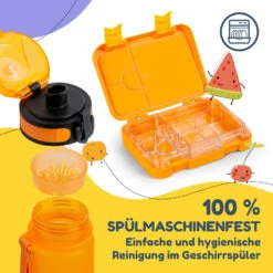 Schmatzfatz Frühstücksset Lunchbox & Trinkflasche Tritan Dicht BPA-frei 12 Schmatzfatz Frühstücksset Lunchbox & Trinkflasche Tritan Dicht BPA-frei -Klarstein 60002945 de 0005 logo