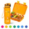 Schmatzfatz Frühstücksset Lunchbox & Trinkflasche Tritan Dicht BPA-frei